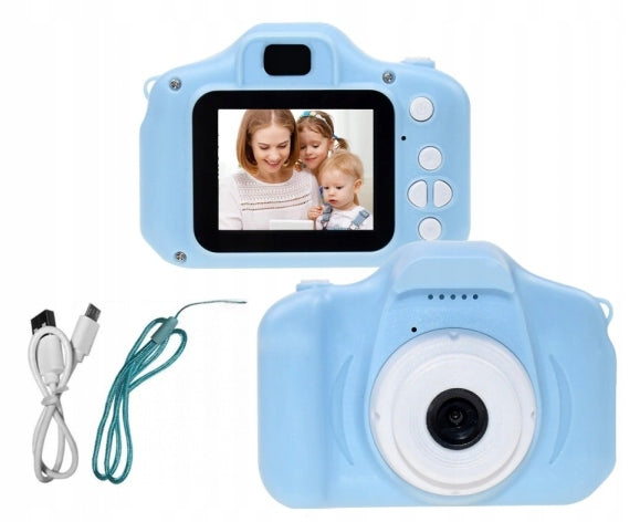 DIGITAL CAMERA FOR KIDS CAMERA GAME HD BLUE PHOTOS