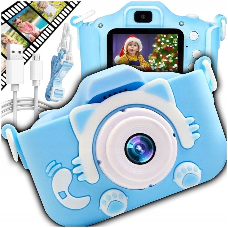 DIGITAL CAMERA FOR KIDS KITTY FULL HD 1080P + GAMES