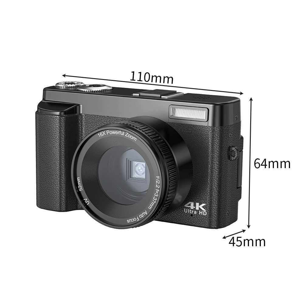 DIGITAL HD CAMERA 4K 48MP AUTOFOCUS 16X ZOOM 3'' LCD SCREEN ROTATING GIFT Brand no brand