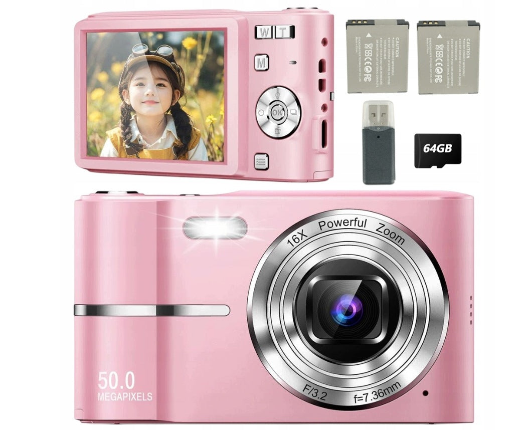 DIGITAL HD CAMERA PORTABLE CAMERA 50MP STABILIZATION WITH 16X ZOOM