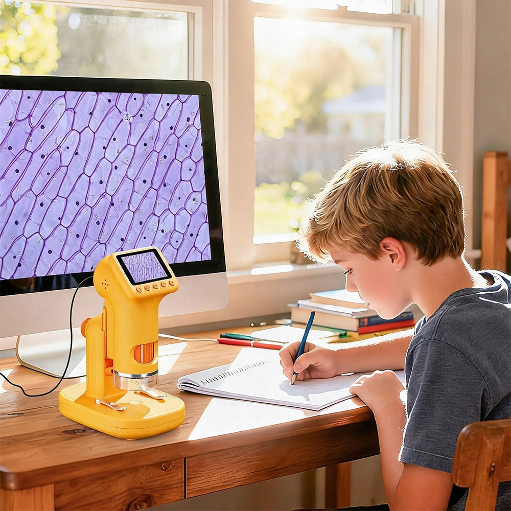 DIGITAL MICROSCOPE 6LED 1600X GIFT FOR STUDENTS educational set Brand no brand