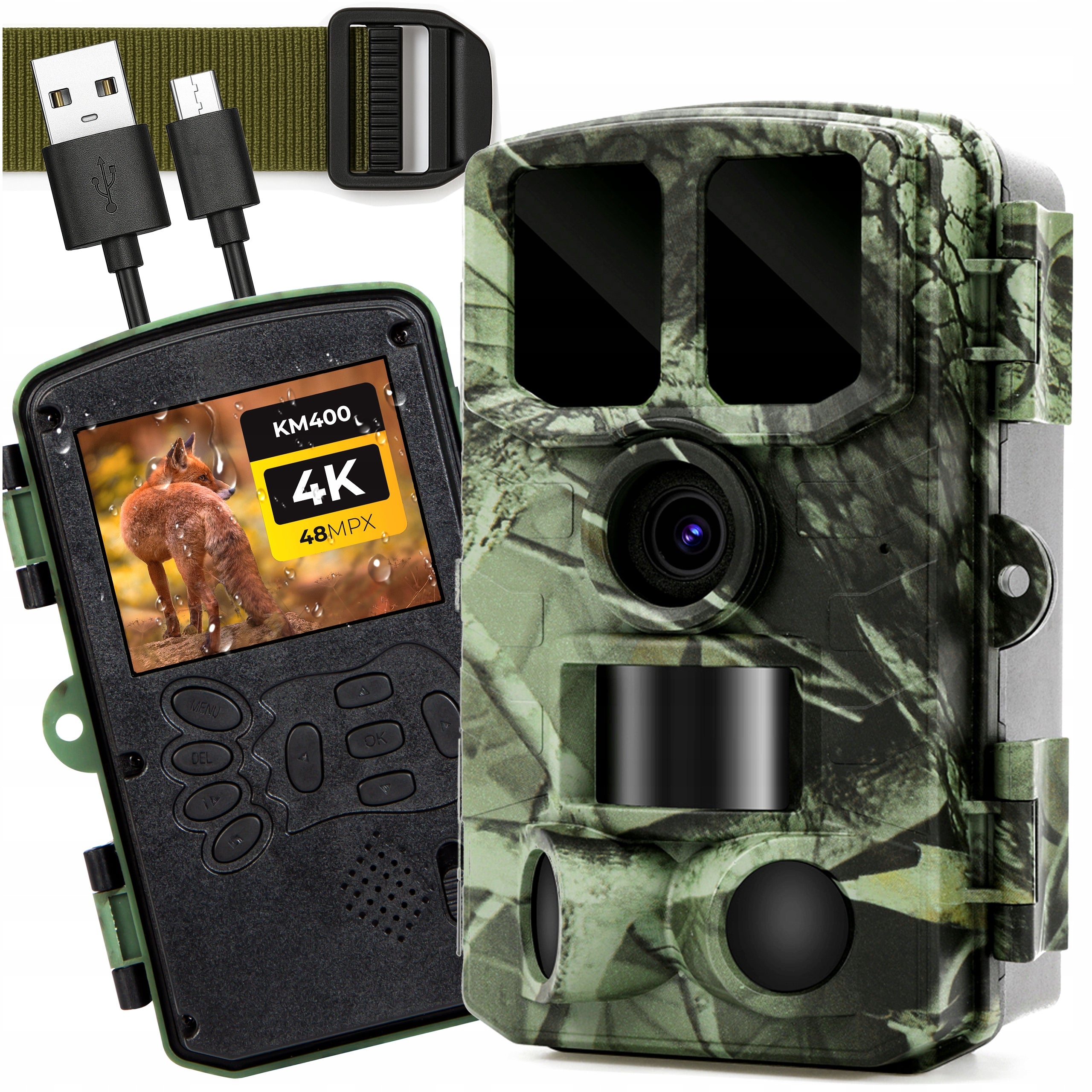 DIGITAL TRAIL CAMERA FOREST HUNTING CAMERA WATERPROOF IR 4K 48MPX 850 NM
