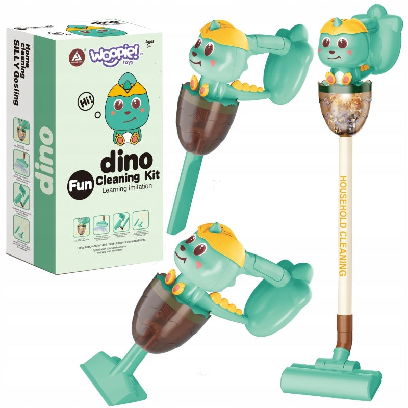 DINO 3IN1 INTERACTIVE VACUUM CLEANER SUCTION FUNCTION LIGHT