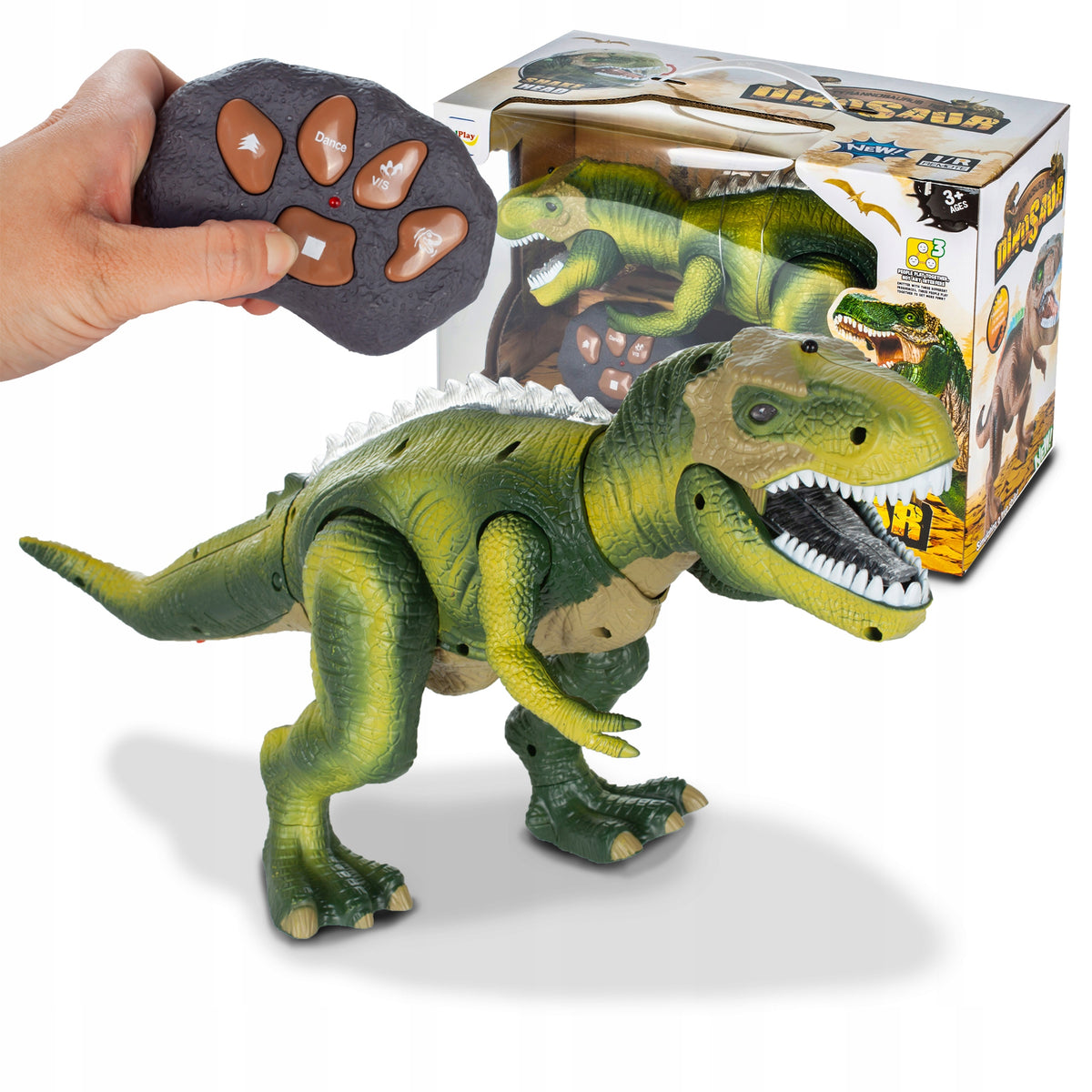 DINOSAUR INTERACTIVE MEGA HUGE T-REX REMOTE CONTROLLED WALKING ROARS XXL