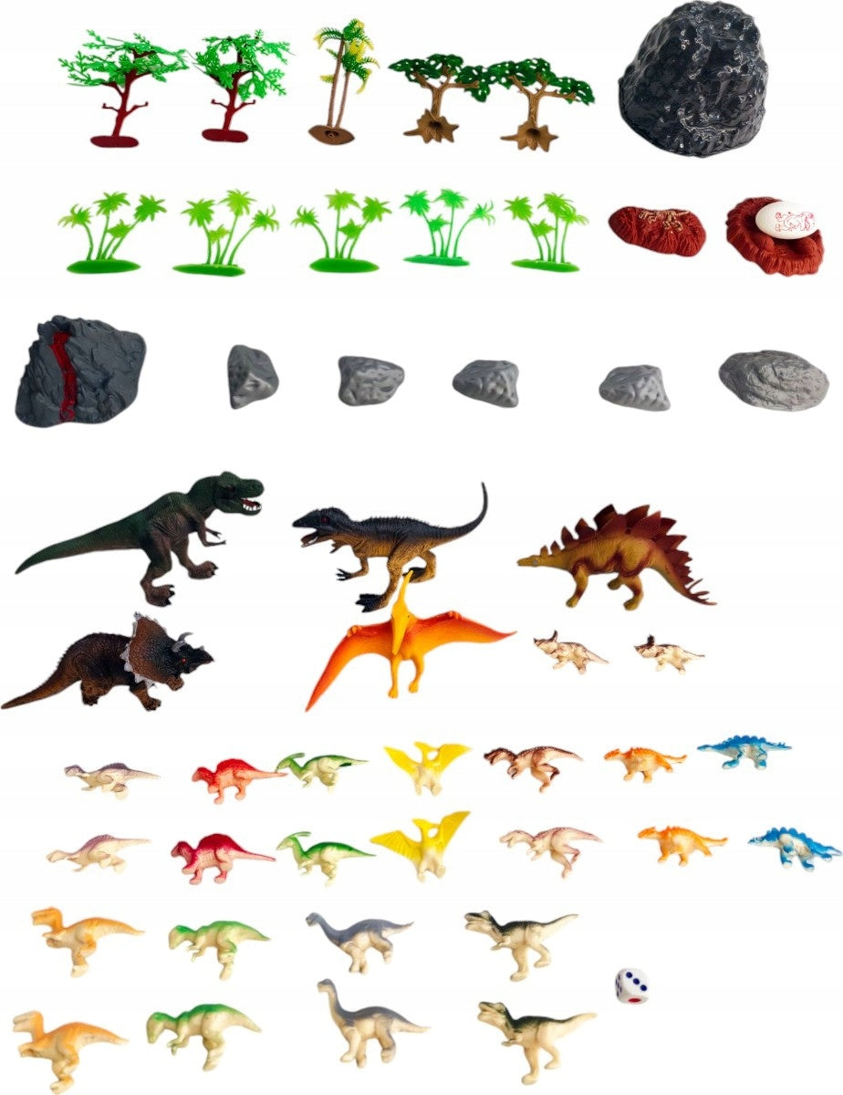 DINOSAUR LARGE FIGURINE SET IN BOX DINOSAUR SET IN EGG CASE Manufacturer code LX241780