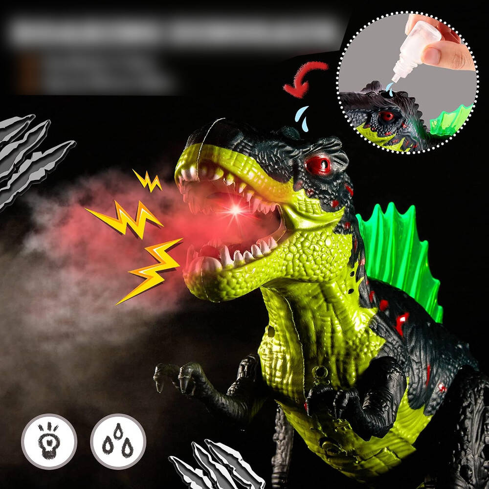DINOSAUR T-REX XXL GLOW ROARS WALKS STEAM INTERACTIVE REALISTIC Manufacturer code 3330