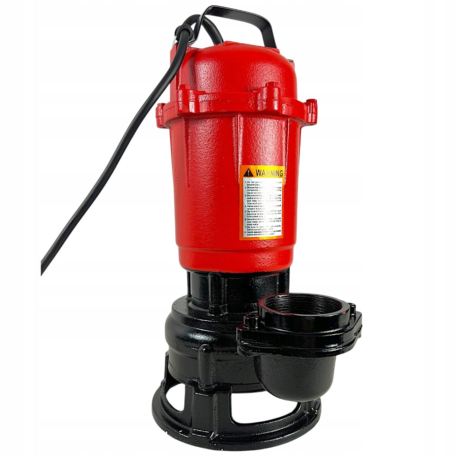 DIRTY WATER PUMP CLEAN SEPTIC TANK WITH CAST IRON SHREDDER 3300W HOSE 30M Product weight with unit packaging 15 kg