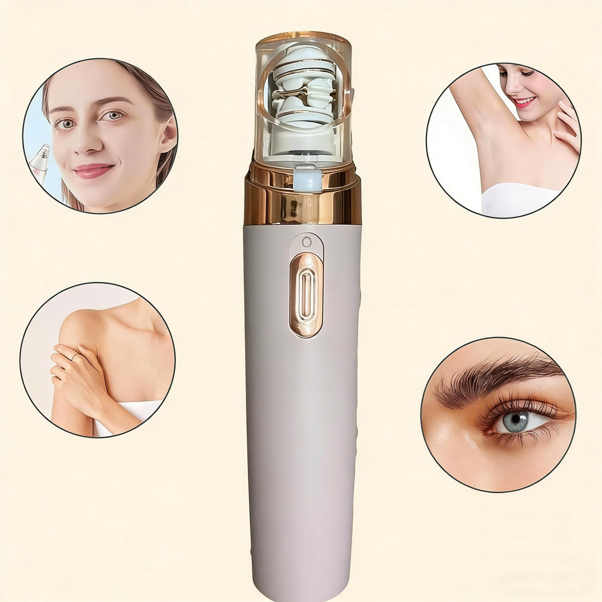 DISCREET FACE SHAVER WOMEN'S EPILATOR HAIR REMOVAL TRIMMER MINI mustache Brand no brand