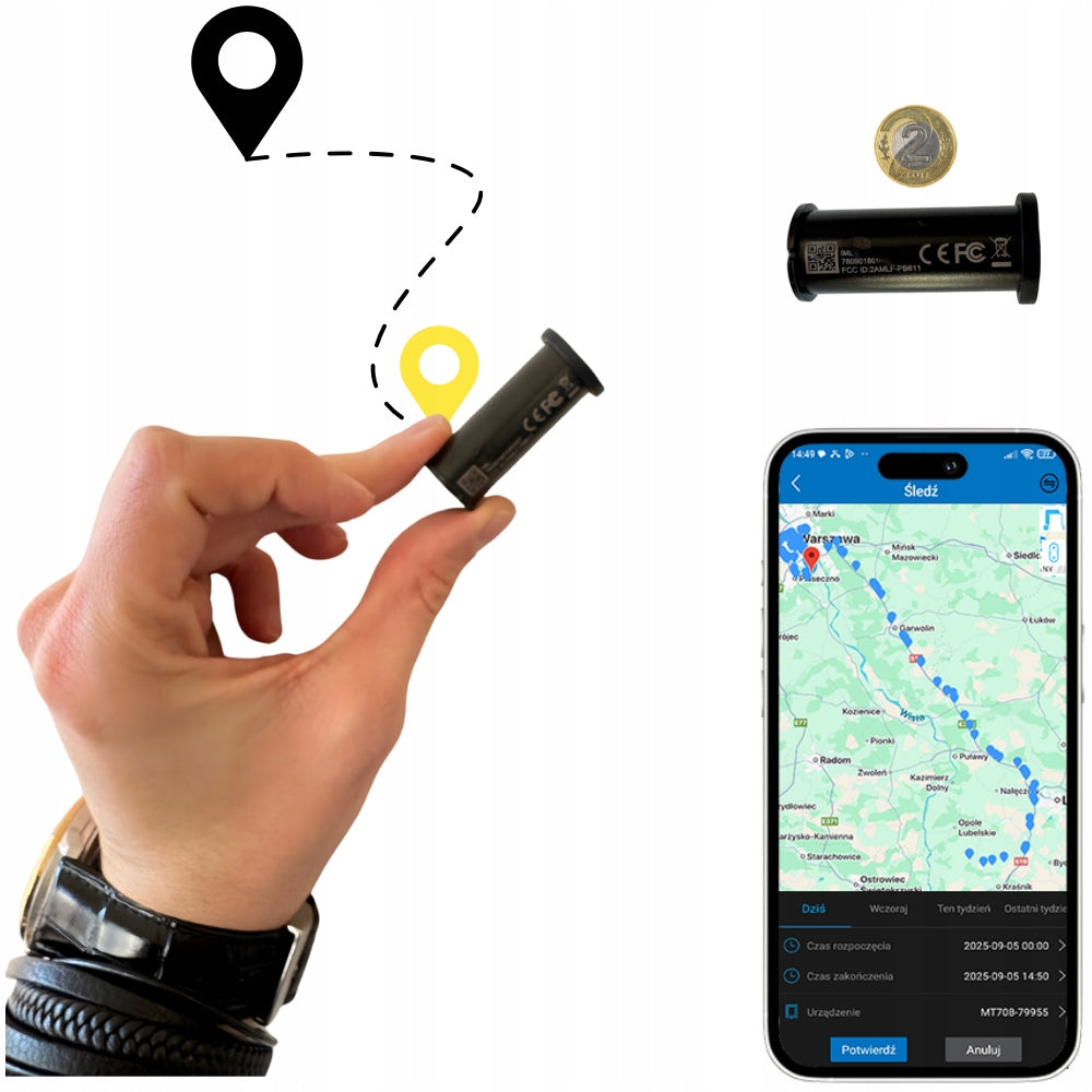 DISCREET LOCATOR TAG BLUEOTOTH MT611 BIKE SCOOTER UP TO 2 YEARS OF OPERATION