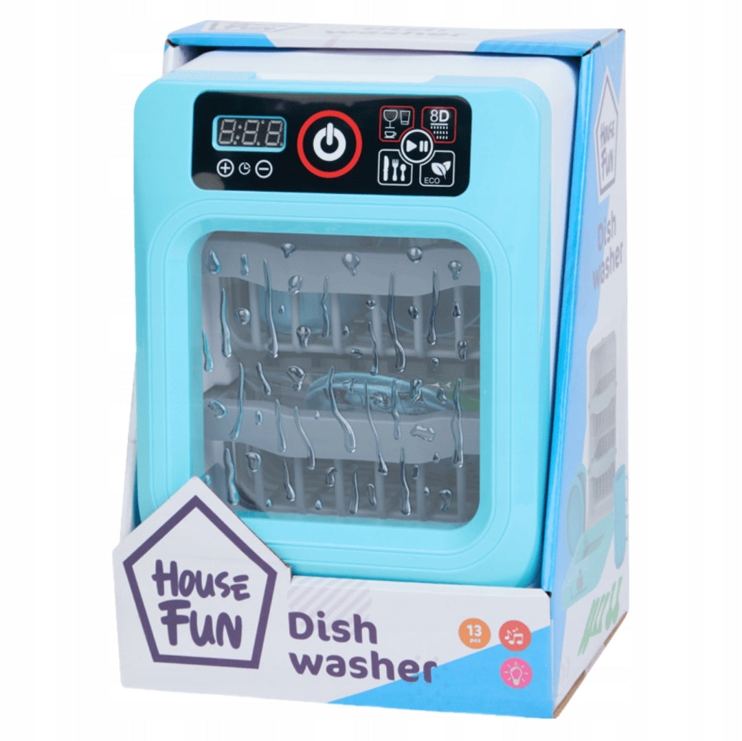 DISHWASHER ELECTRIC TOY WASHING MACHINE WITH SOUND 4 PROGRAMS SET Packaging status original