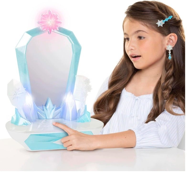 DISNEY FROZEN ICE DRESSING TABLE ELSY COUNTERTOP STYLING SET SOUNDS Brand Disney