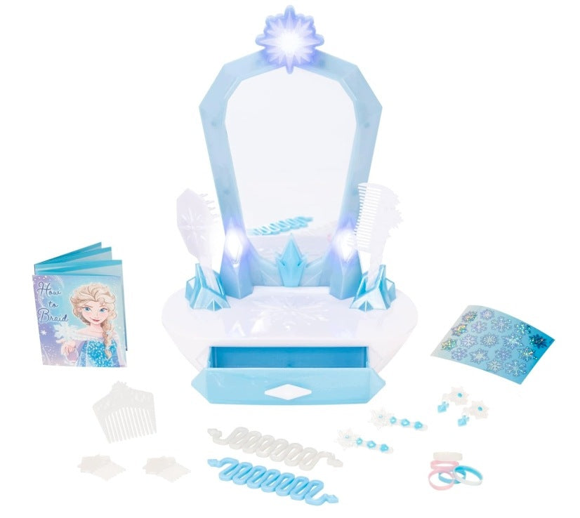 DISNEY FROZEN ICE DRESSING TABLE ELSY COUNTERTOP STYLING SET SOUNDS Packaging status original