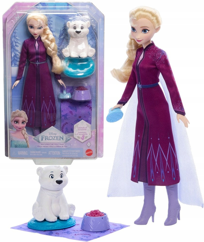 DISNEY FROZEN PRINCESS ELSA DOLL with little bear