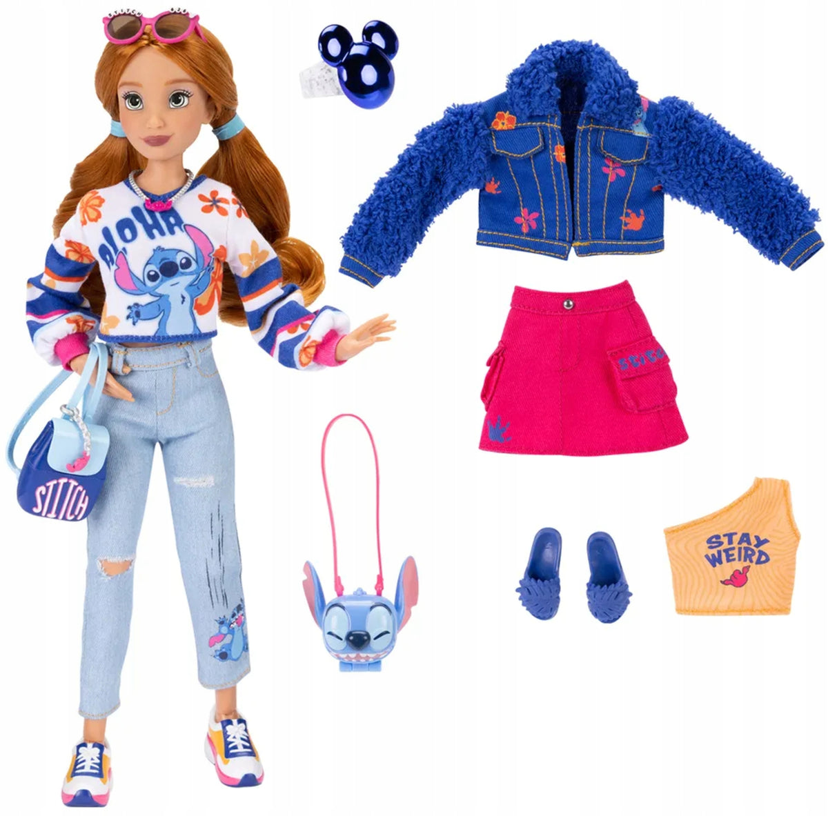 DISNEY ILY 4EVER FASHIONABLE DOLL 30 CM WITH STITCH MOTIF AND ACCESSORIES Packaging status original