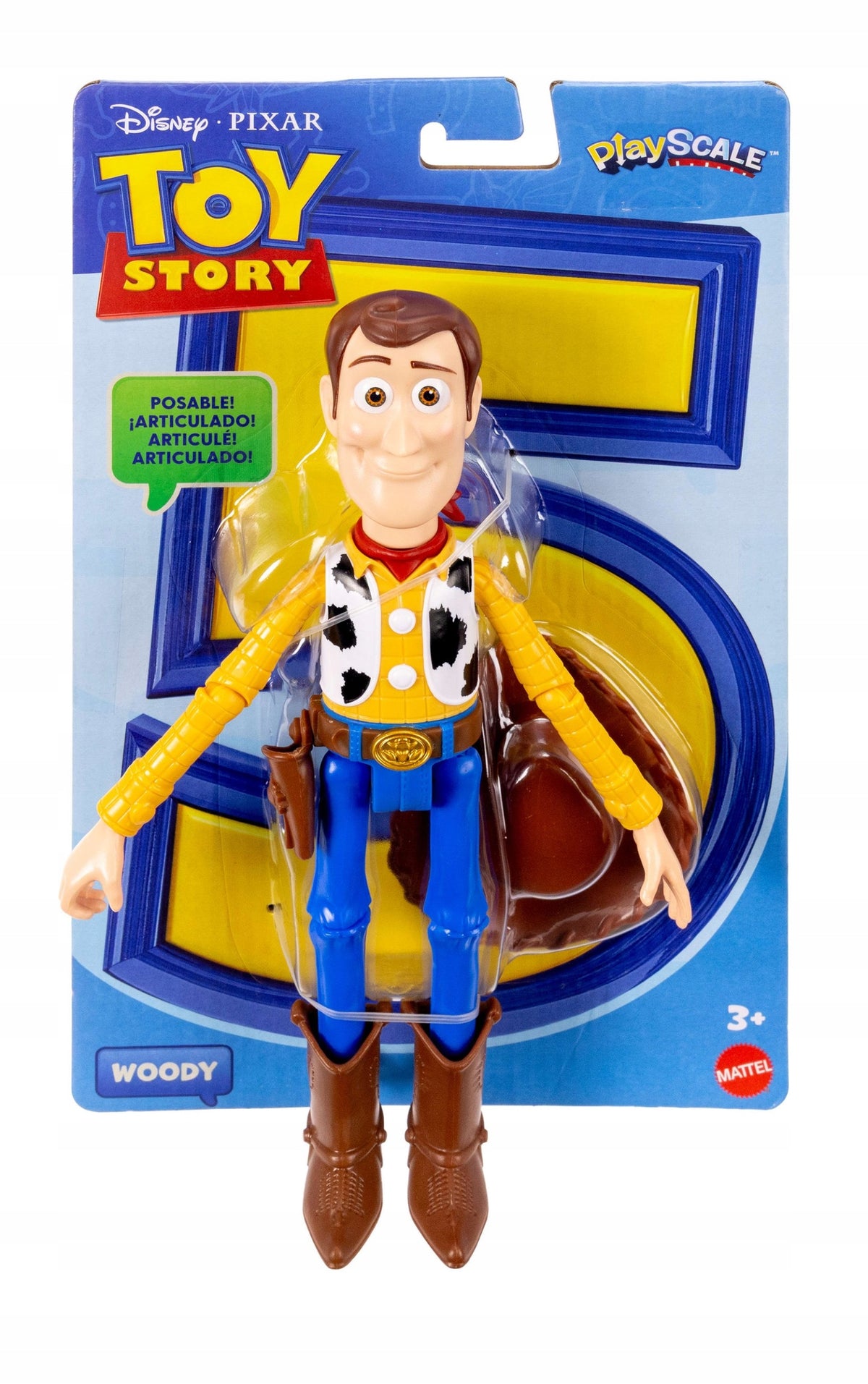 DISNEY PIXAR TOY STORY figurine 18cm Woody, Cowboy Sheriff Skinny Packaging status original