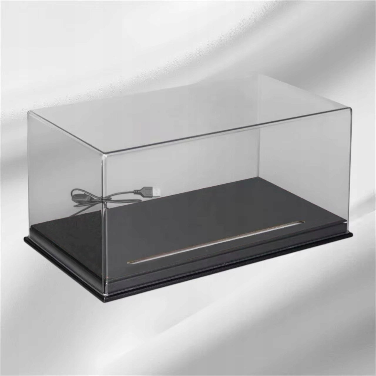 DISPLAY CASE FOR CARS MODELS OF CARS DISPLAY CASE SHELF LED USB Packaging status original