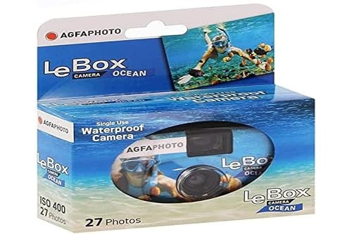 DISPOSABLE CAMERA AGFAPHOTO LEBOX OCEAN 400 27 PHOTOS for home gift Brand no brand