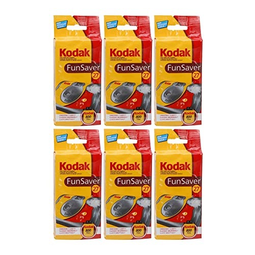 DISPOSABLE CAMERA KODAK FUNSAVER 800 ISO FLASH SET OF 6 PCS FOR HOME Brand no brand