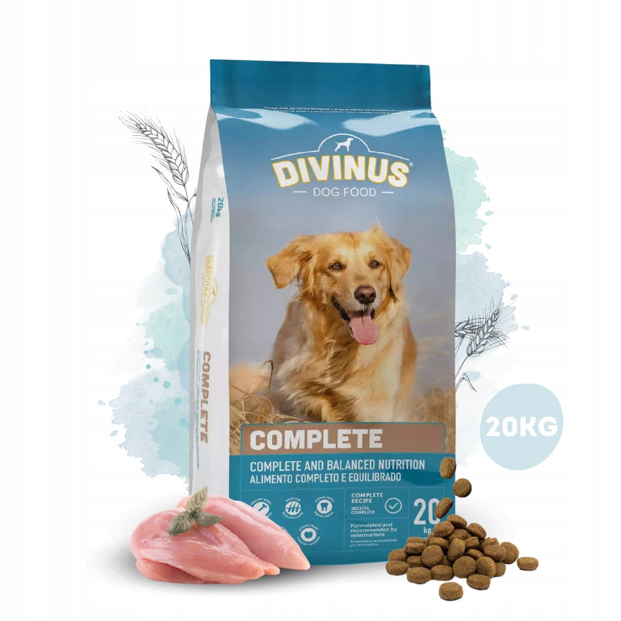 DIVINUS Dog Complete dry food for adult dogs vitamins 20 kg