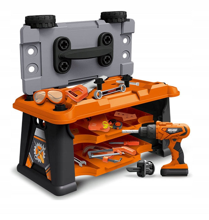 DIY KIT FOR CHILDREN TOOLS BOX 2IN1 WORKSHOP + SCREWDRIVER EAN (GTIN) 5903772589832