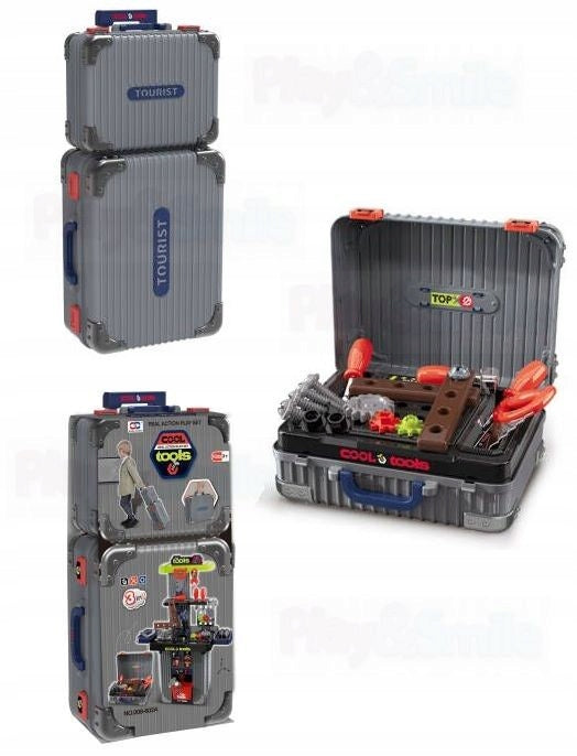 DIY KIT WORKSHOP TOOLS SUITCASE SAW TABLE BOX Brand Play&Smile