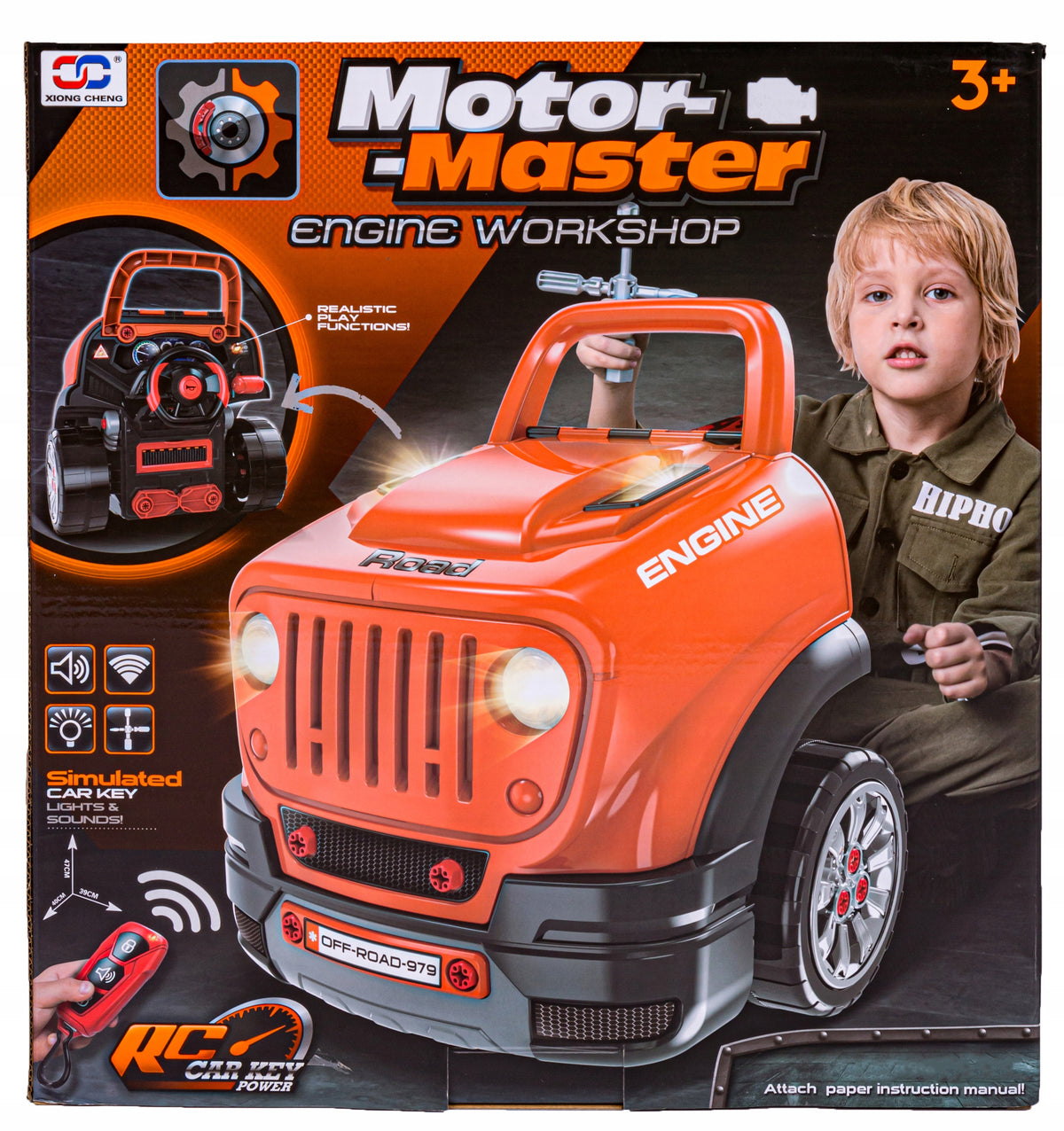 DIY KIT for children WORKSHOP MECHANICS Car for UNSCREWING Brand DK