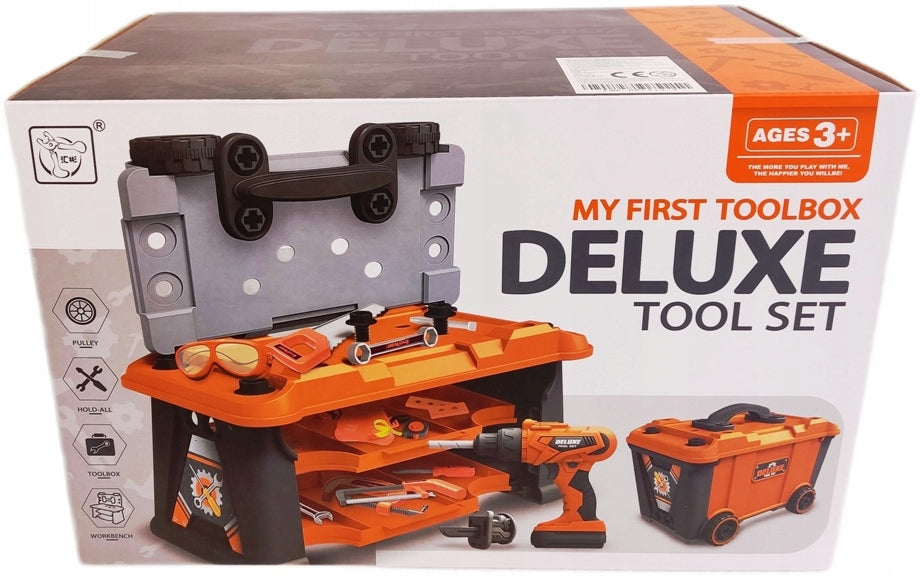 DIY Kit Suitcase Workshop 2in1 + Accessories Tools HB3233-6 Brand Ramiz