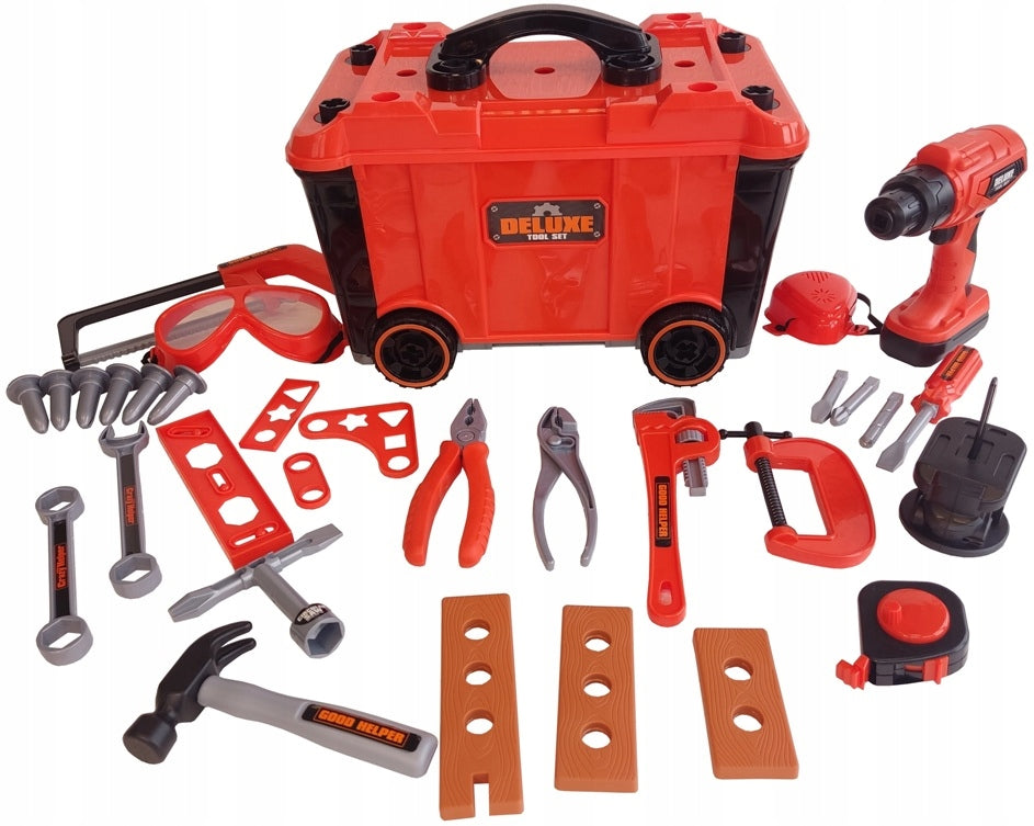 DIY Kit Suitcase Workshop 2in1 + Accessories Tools HB3233-6