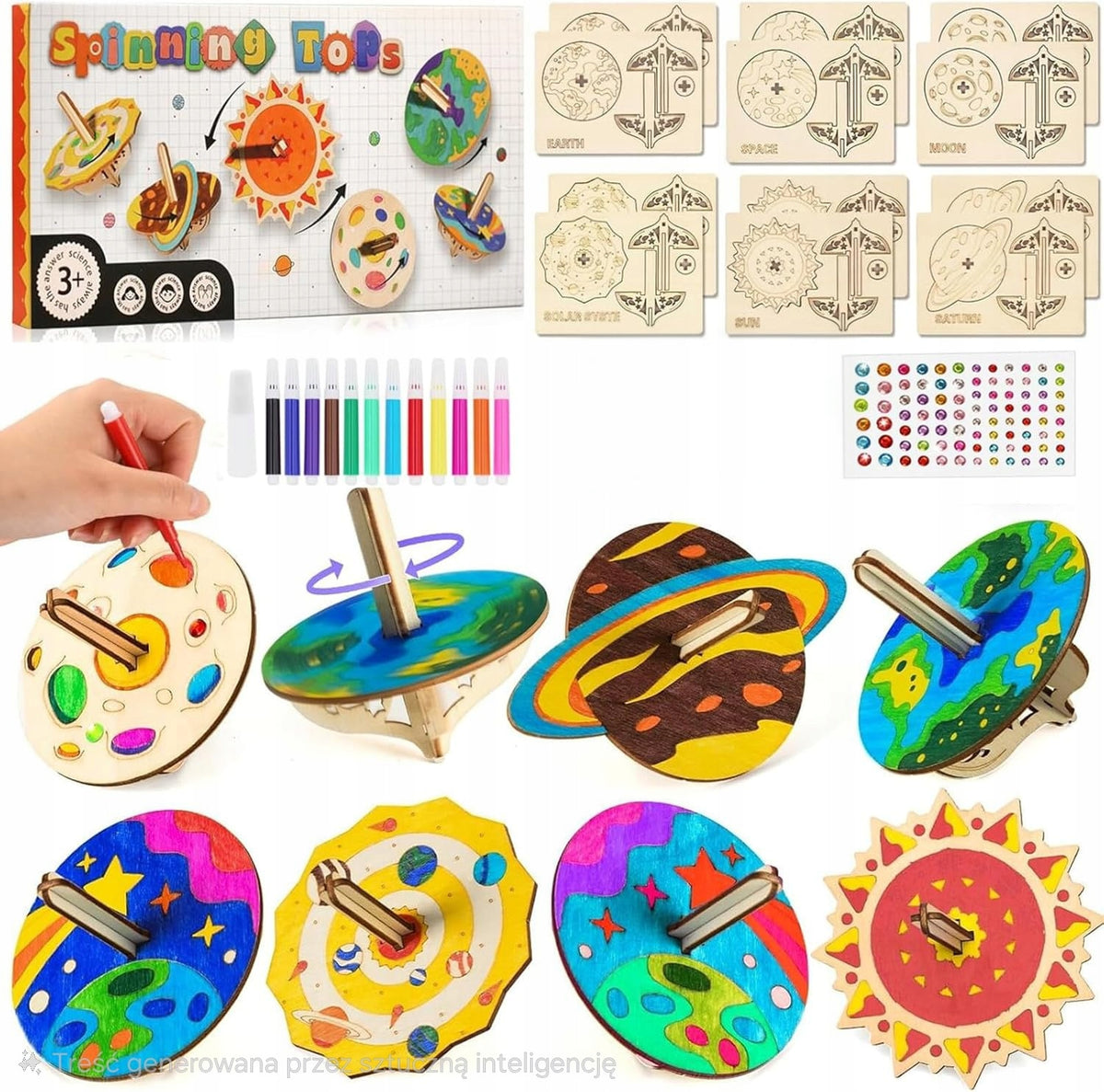 DIY Kit with Wood Spinner Do It Yourself