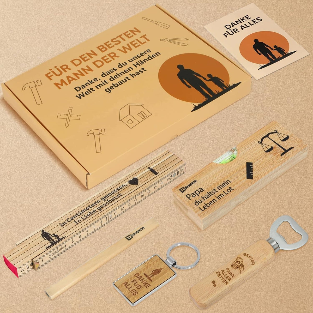 DIY Tools Gift Set Inch 2m Level and Opener Brand no brand