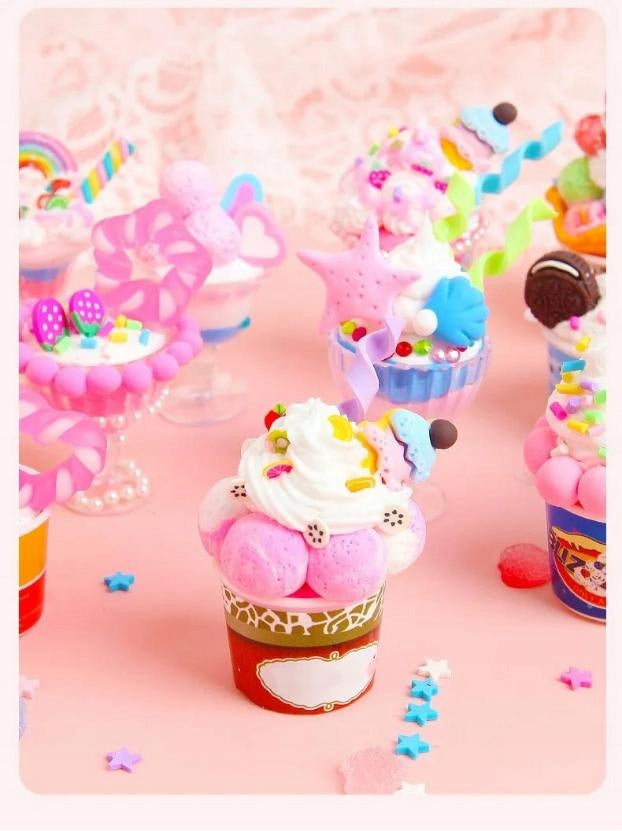 DIY Toy COLORFUL DESSERTS ICE CREAM SPRINKLES Do It Yourself SENSORY XL SET Manufacturer code ida 45135