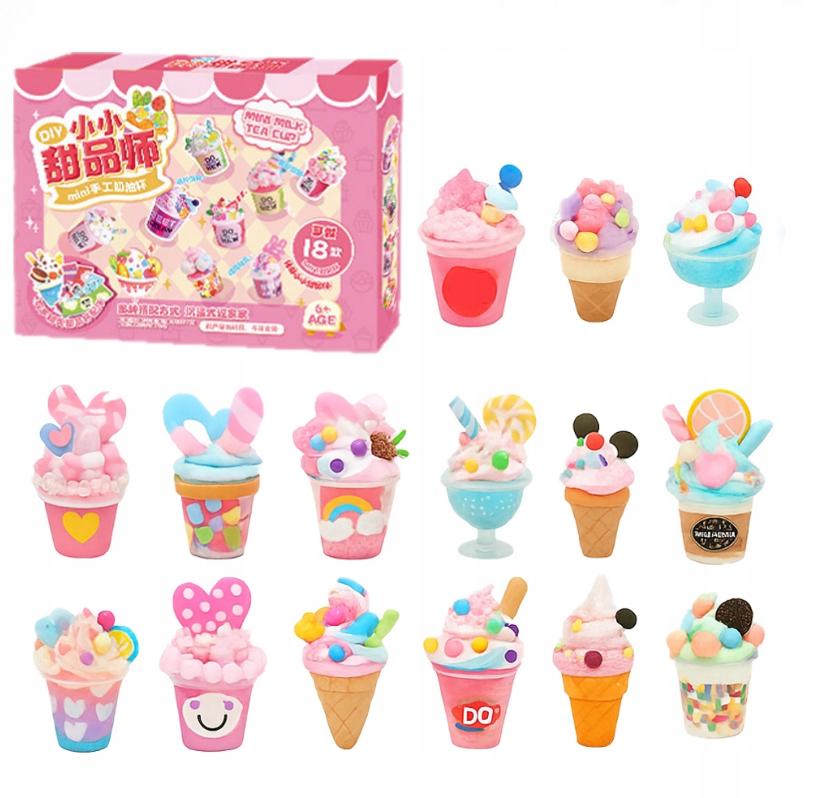 DIY Toy COLORFUL DESSERTS ICE CREAM SPRINKLES Do It Yourself SENSORY XL SET