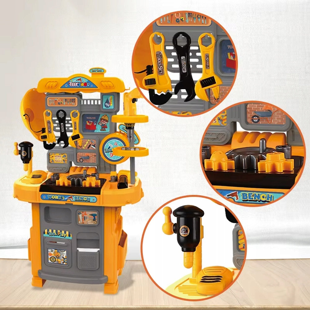 DIY WORKSHOP FOR CHILDREN TOOLS DRILL HELMET TOOLS 27EL Brand no brand