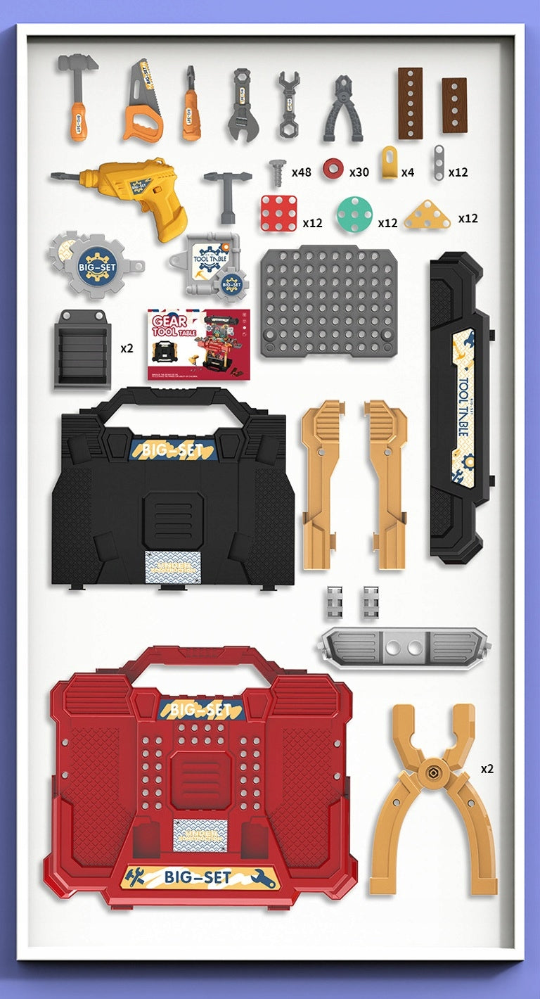 DIY workshop for children 120 el. suitcase + screwdriver Manufacturer code zestaw narzędziowy