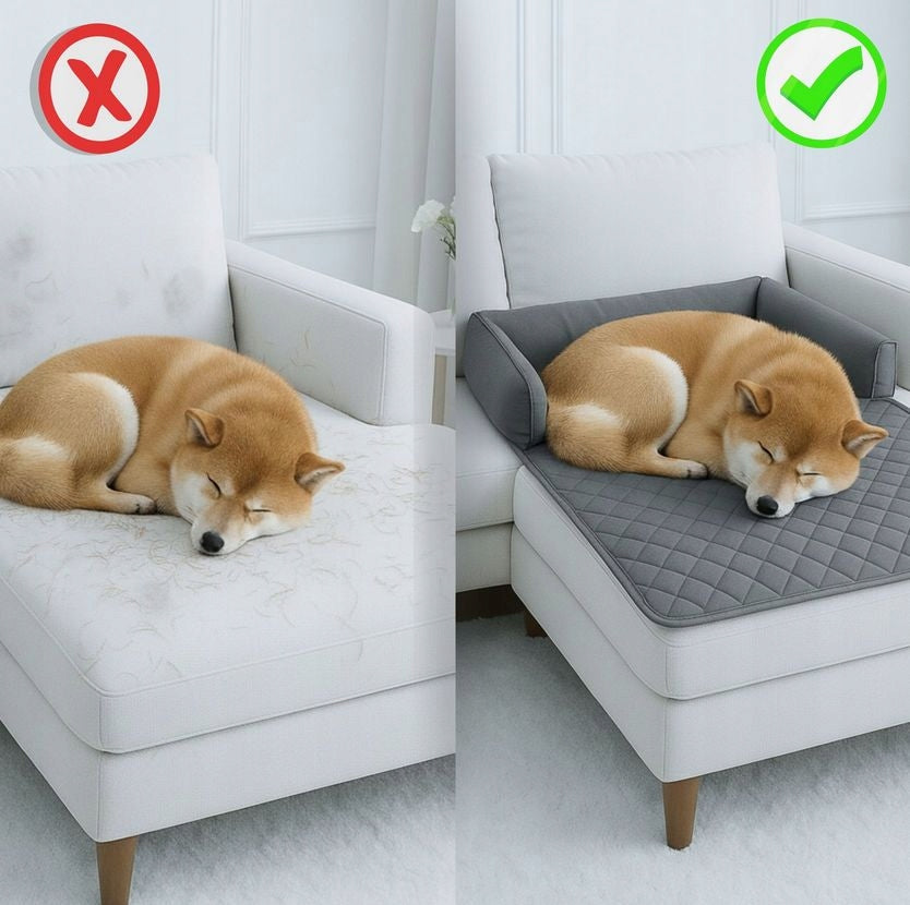 DOG AND CAT MAT 75x75 cm NUKA – NON-SLIP MAT FOR COUCH AND FLOOR Product width 75 cm