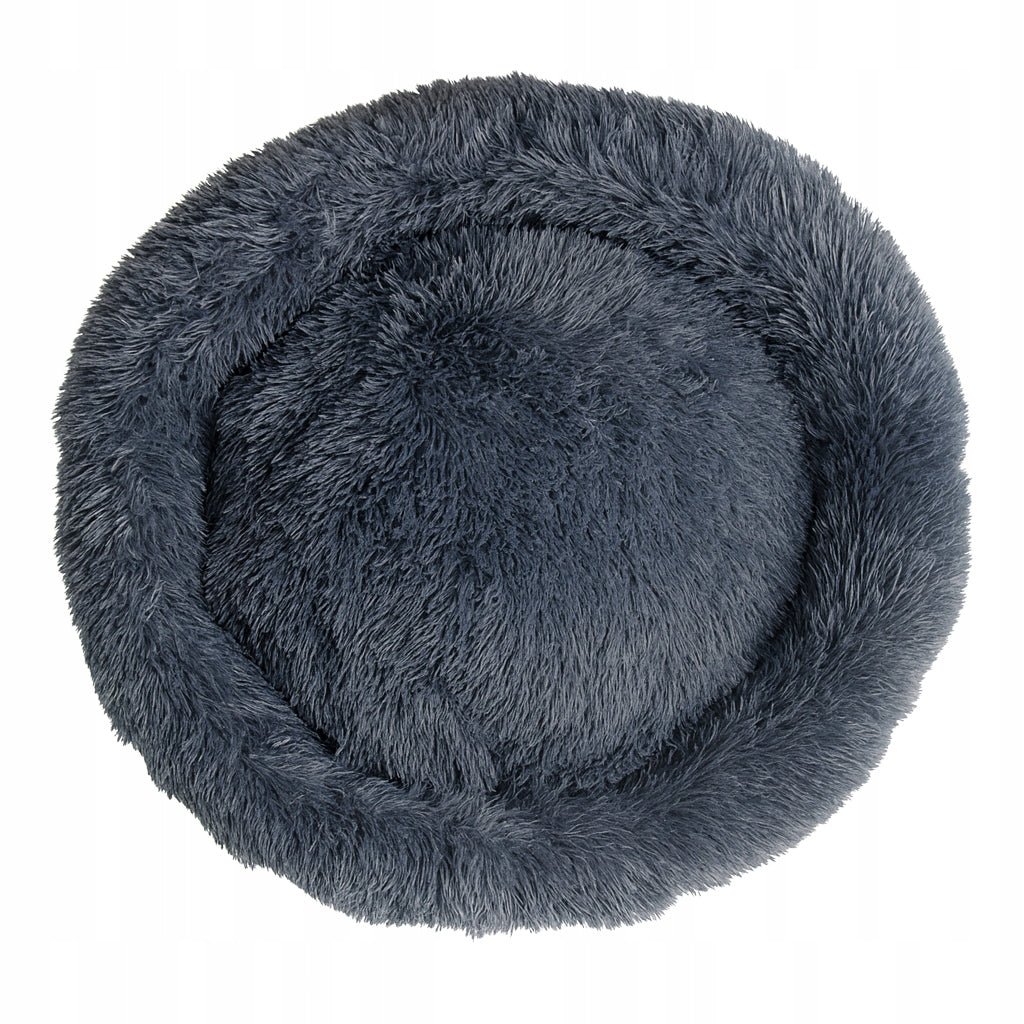 DOG BED CAT BED PLAYPEN PILLOW SOFT PLUSH 70 CM HAIRY Manufacturer code L07 legowisko dla zwierząt 70 cm
