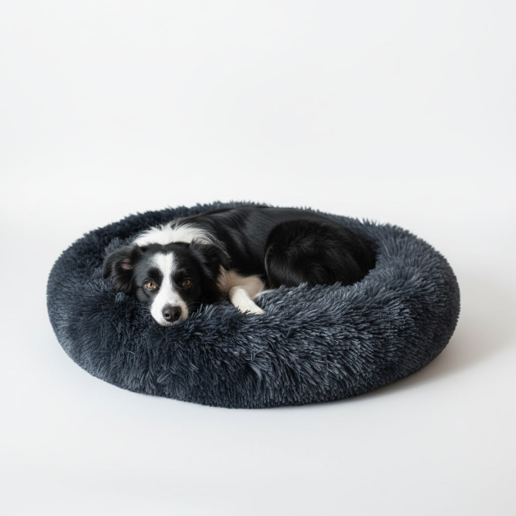 DOG BED CAT BED PLAYPEN PILLOW SOFT PLUSH 70 CM HAIRY Packaging status original