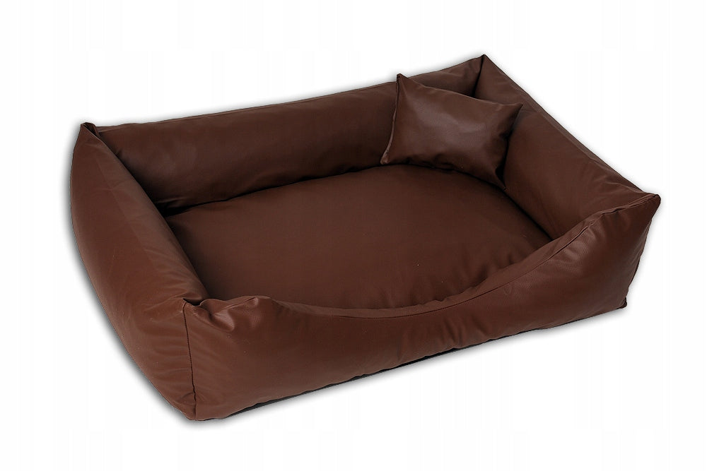 DOG BED ECO-LEATHER XL 100X80 SUPER Brand Miko