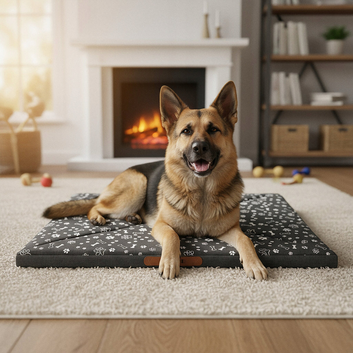 DOG BED WATERPROOF 100x70x5 cm LARGE MATTRESS XL WITH ZIPPER EAN (GTIN) 5902340687475