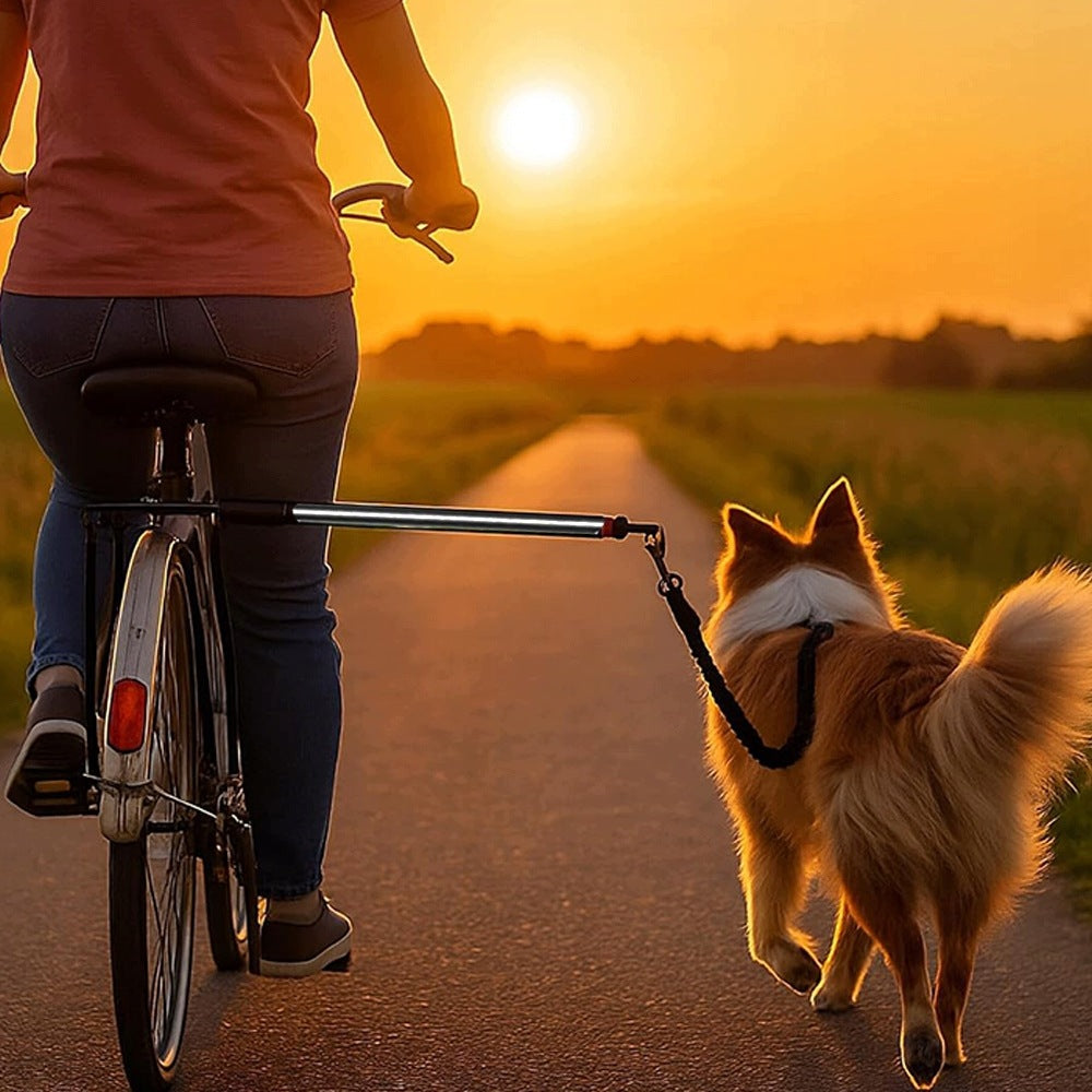 DOG BICYCLE LEASH NON-SLIP STEEL STRONG GUIDE 42X30CM Manufacturer code 1287