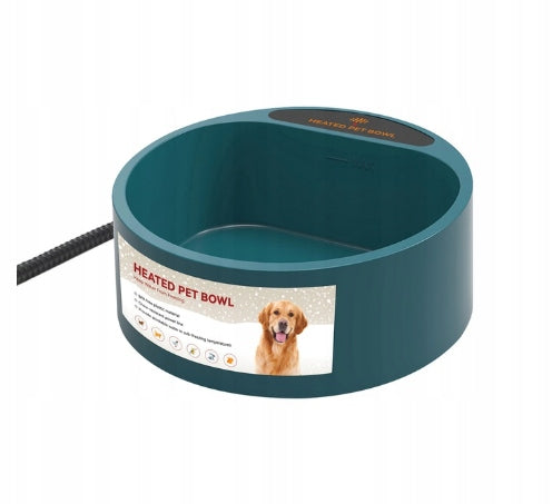 DOG BOWL CAT HEN ANIMALS HEATED LARGE HEATED ON WATER 2.2L