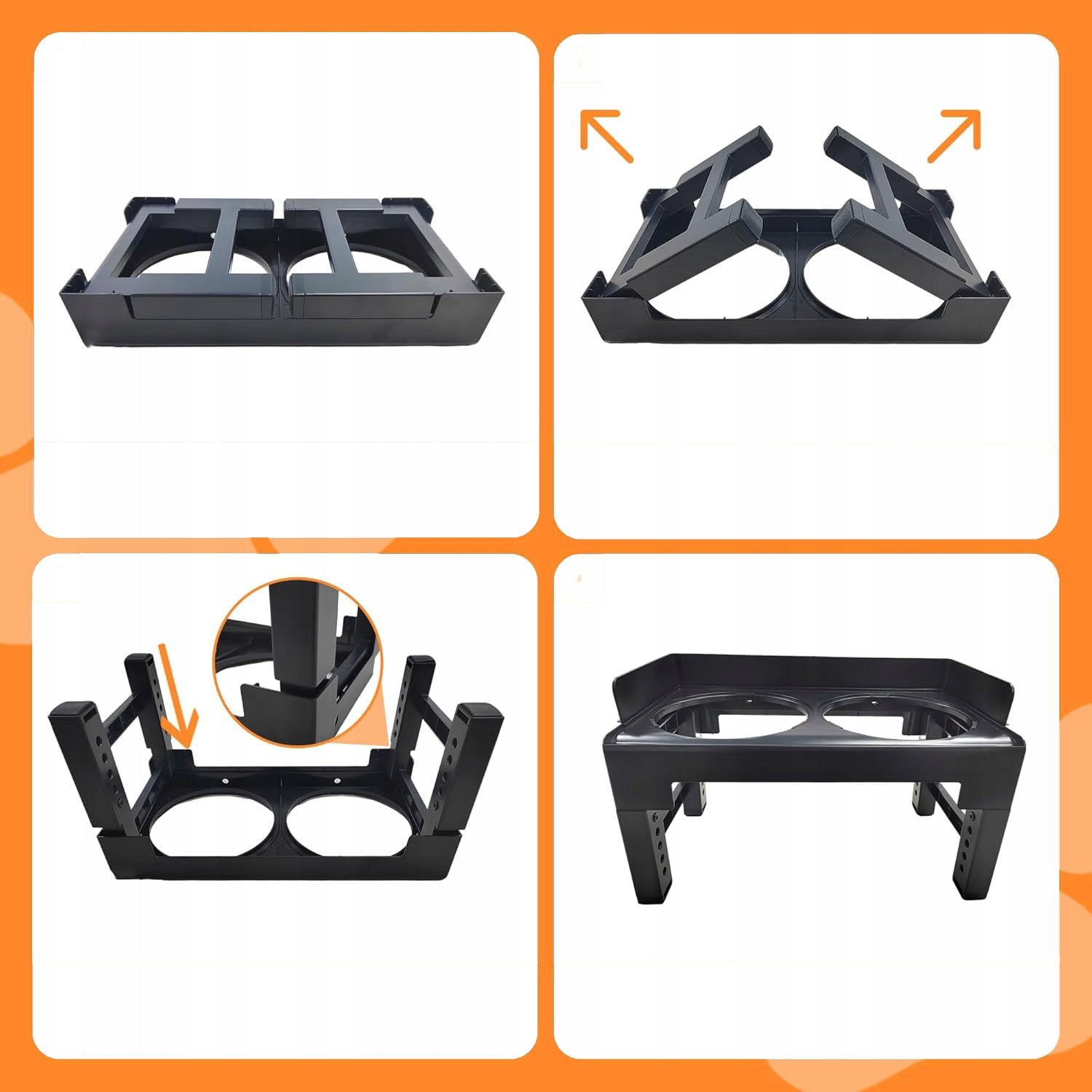 DOG BOWL, RAISED DOG BOWLS, NON-SLIP FOOD BOWL Manufacturer code Podwyższona miska dla psa