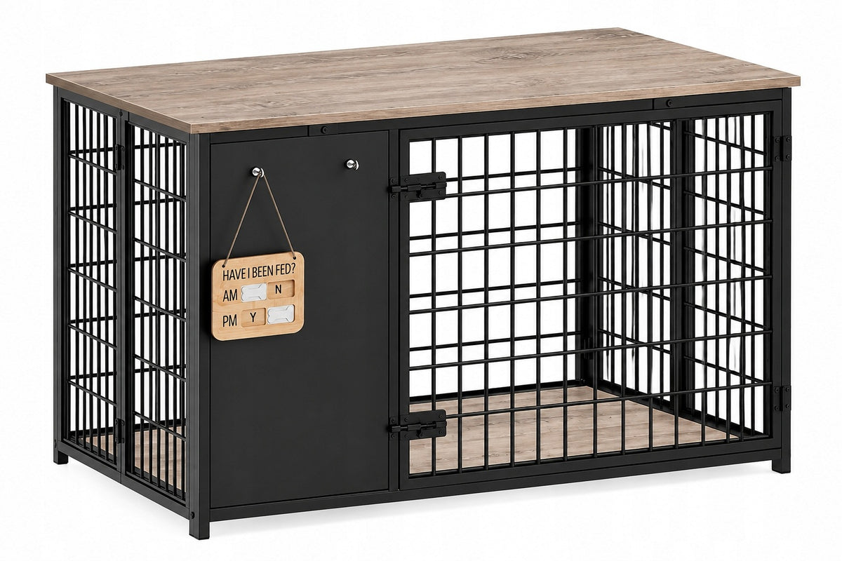 DOG CAGE 120X60X66 CM METAL WITH TOP 90 KG INDUSTRIAL