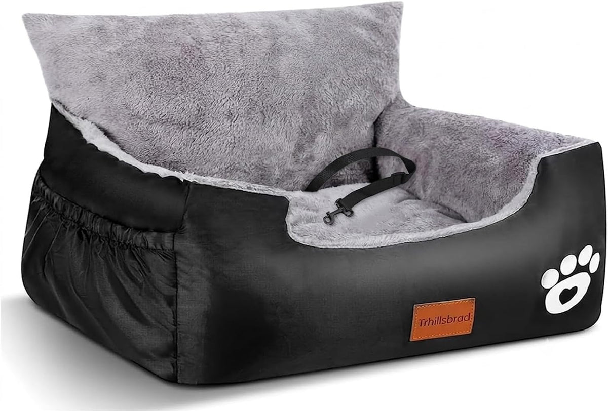 DOG CAR SEAT 70X60X45 CM 2 LEASHES BED