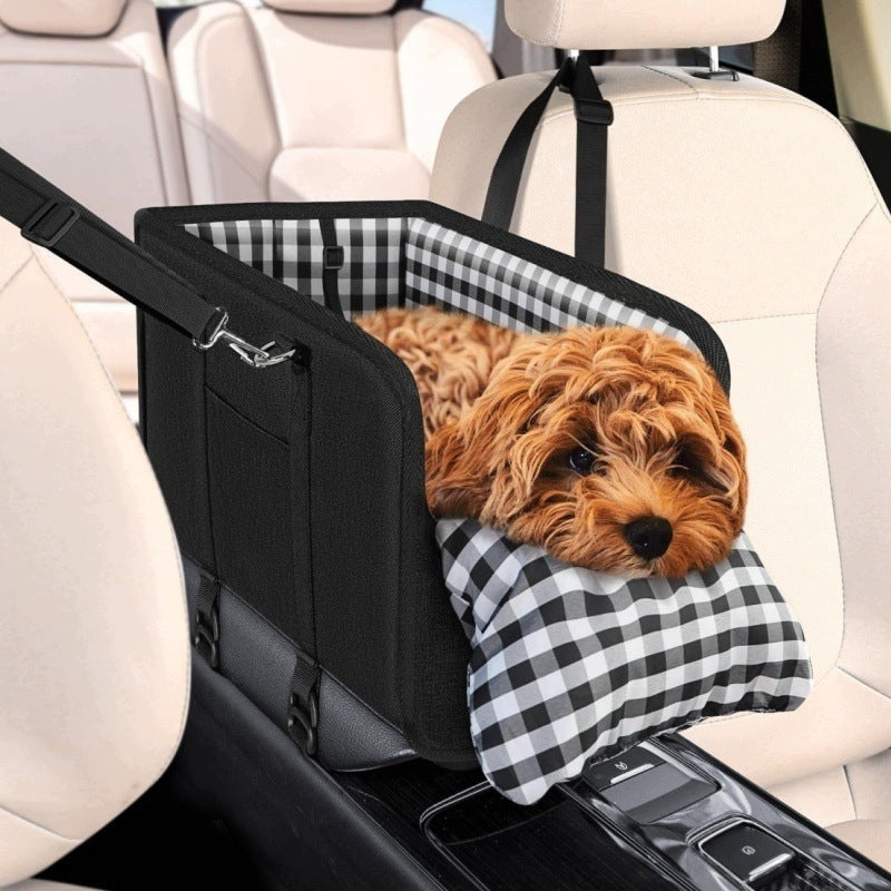 DOG CAR SEAT FOR CONSOLE RAISED SMALL DOG UP TO 5 KG Brand no brand