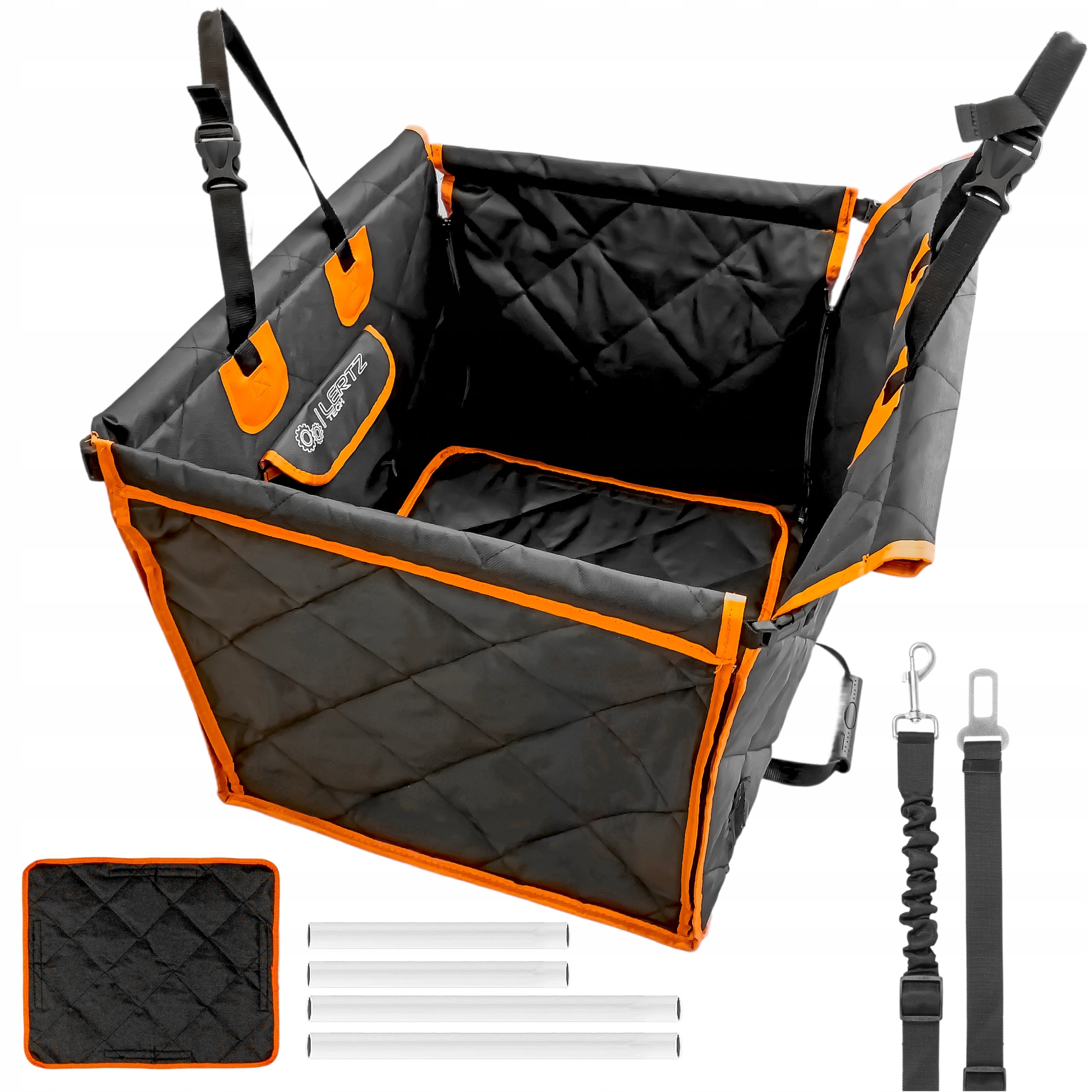 DOG CAR SEAT LARGE CAT DOG TRANSPORTER FOR CAR MAT XL