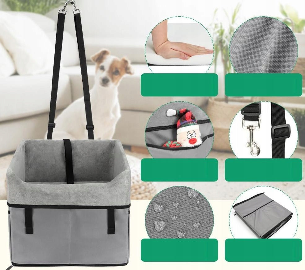 DOG CAR SEAT WATERPROOF MEMORY FOAM FOLDING OMV Brand no brand