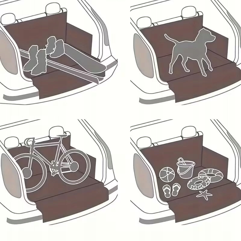 DOG CAR TRUNK MAT PROTECTIVE SKIS WATERPROOF TARPAULIN XL EAN (GTIN) 5905902614124