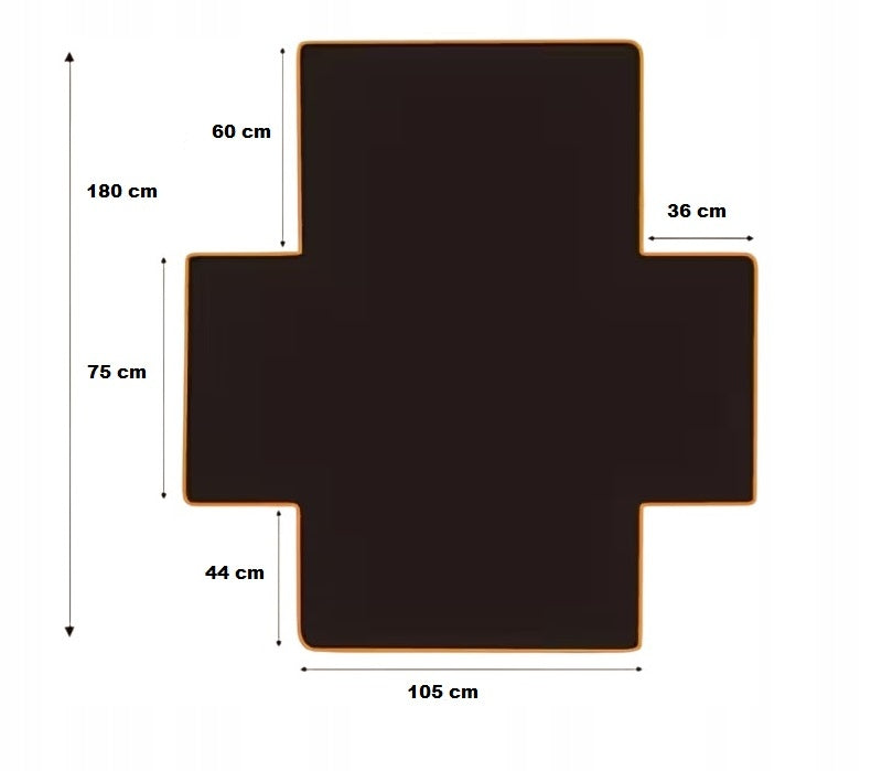 DOG CAR TRUNK MAT PROTECTIVE SKIS WATERPROOF TARPAULIN XL Manufacturer code MATA ORGANIZER DO BAGAŻNIKA AUTA DLA PSA P359