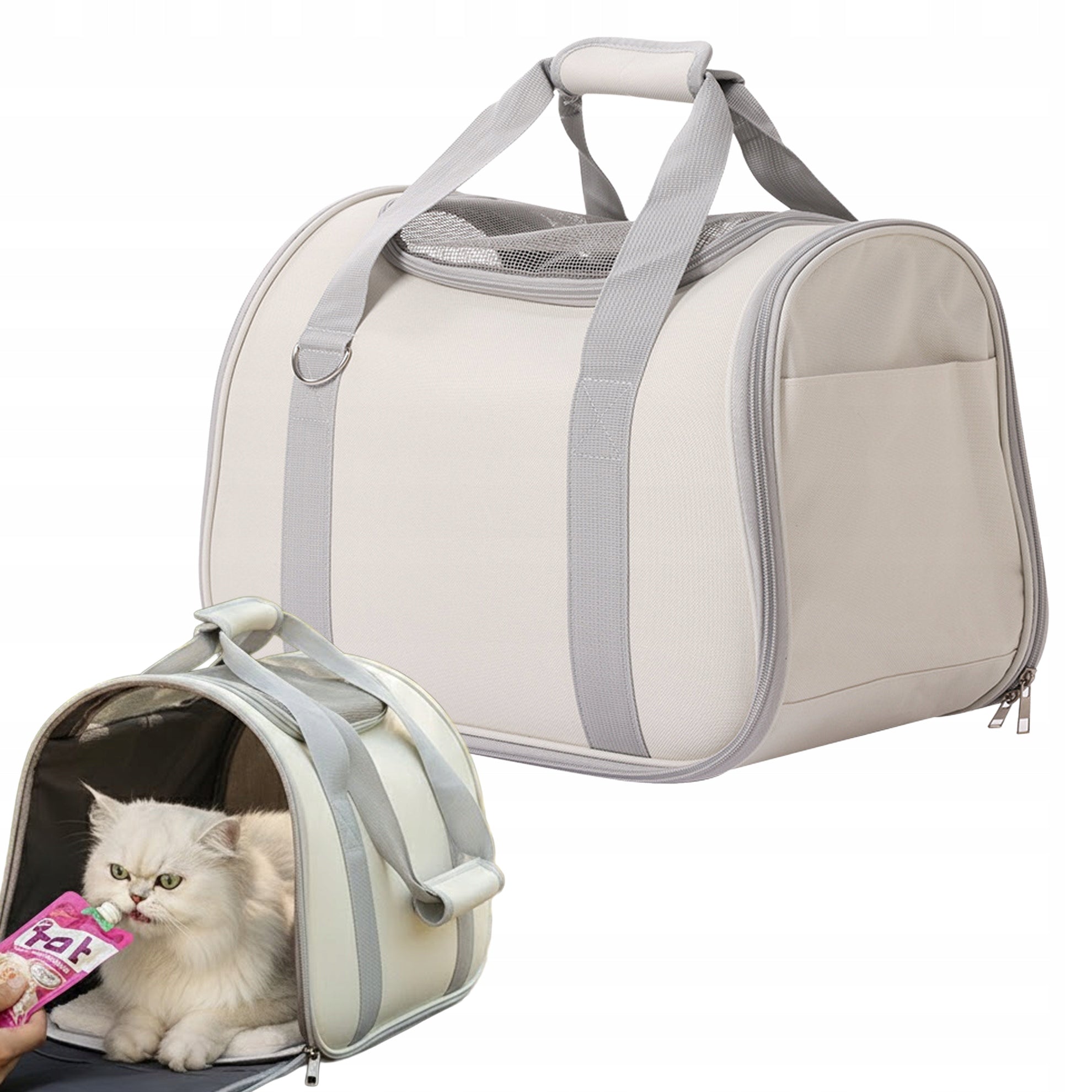 DOG CAT CARRIER M CARRY BAG TRAVEL INSERT STURDY